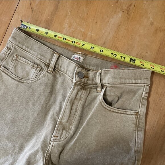 FAHERTY Women’s Sun washed Denim Shorts  Size 27 Gold Raw Hem Cut Offs - Picture 5 of 10